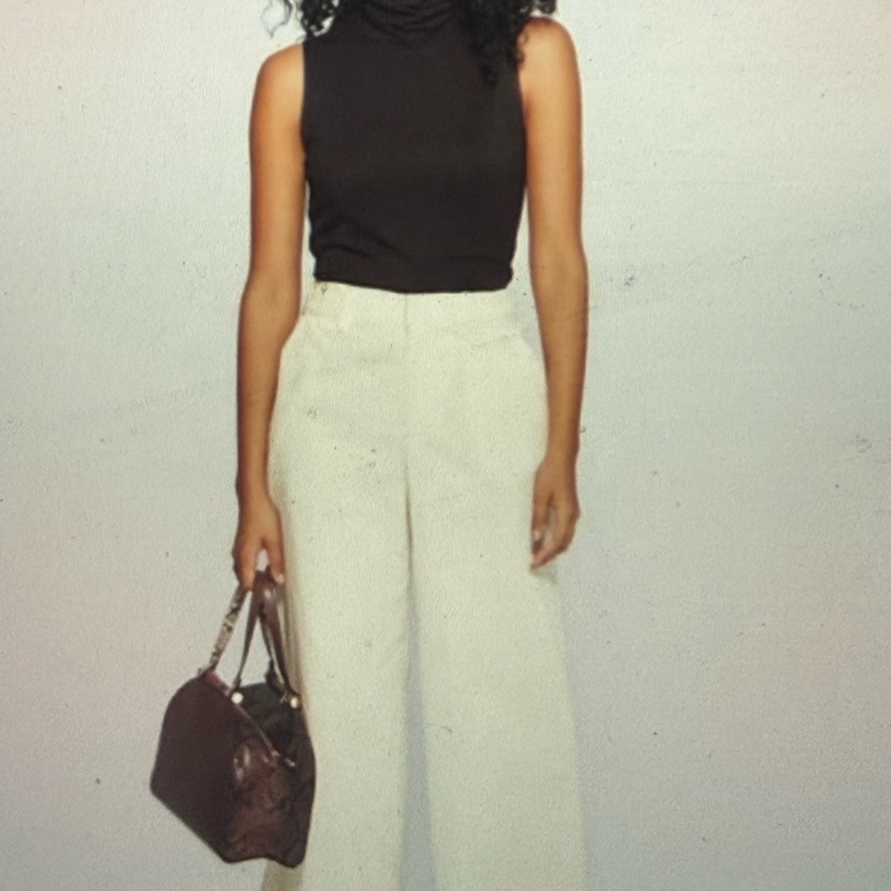 a new day Cream Wide Leg Pants